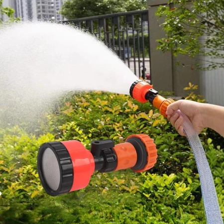 Đầu Vòi Tưới Cây Phun Mưa Đa Năng, Vòi Nước Tưới Rau - Vòi Xịt Phun Sương Tưới Rau Làm Vườn 2000 Lỗ, Có Khóa Thông Minh
