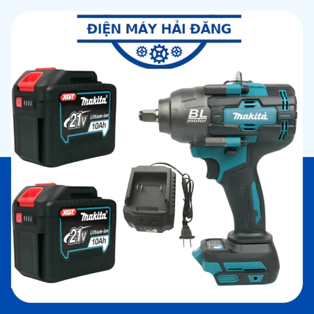 Máy Siết Bulong Makita Lực Siết Khủng 1880N.m Dùng Chân Pin Phổ Thông Makita M21-4cm Máy To Cầm Chắc Chắn
