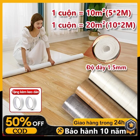 Thảm trải lót sàn simili vân gỗ,tấm simili dán sàn giả gỗ nền nhựa pvc nhám chống trượt dày 1.5mm 2m x 5m,2m x 10m Bảo