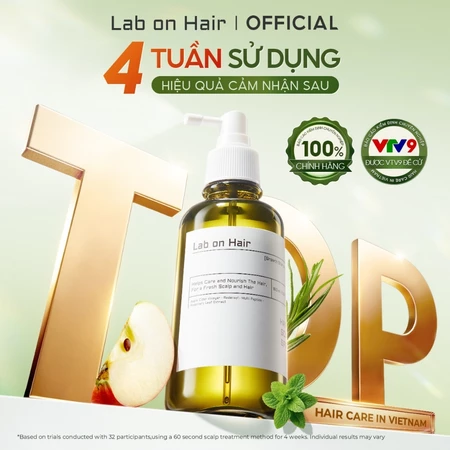 Xịt mọc tóc Lab on Hair 160ml xịt dưỡng tóc với giấm táo giảm rụng tóc