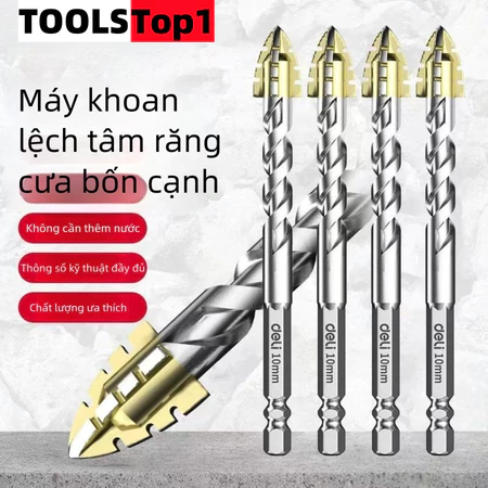 Bộ mũi khoan 4 cạnh lệch tâm Đa năng -Mũi khoan Phụ kiện