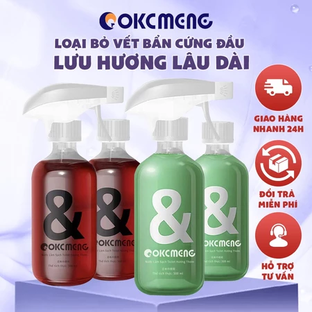 Xịt bồn cầu vệ sinh Aokemengja hoa nhài, hoa hồng loại bỏ vết ố vàng, khử mùi
